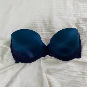 VS Pink Strapless Push Up Bra